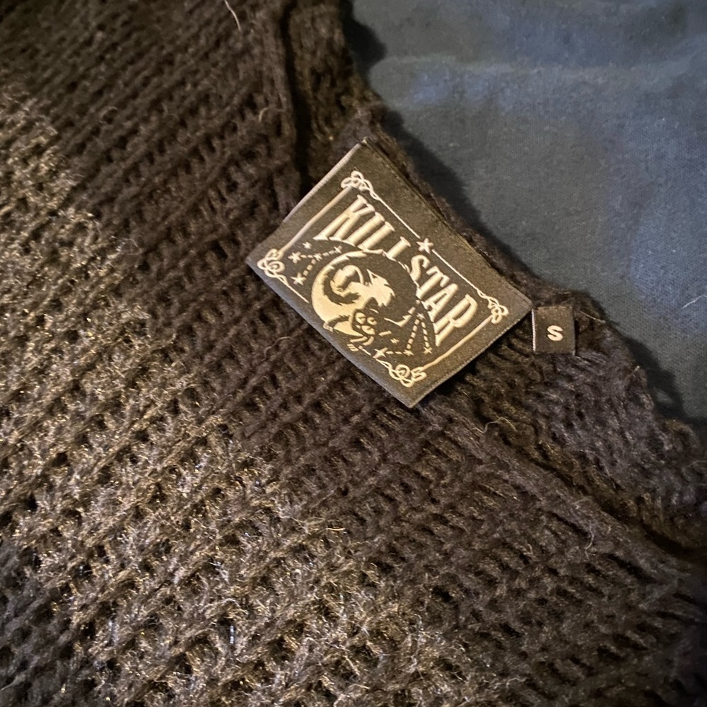 Oversized Distressed Knit Sweater